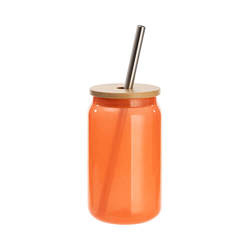 400 ml sklenice na přenos tepla pro sublimaci - oranžová