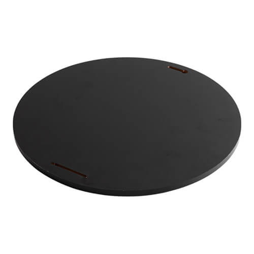 Rám MDF s černým okrajem pro sublimaci - ∅ 25,4 cm