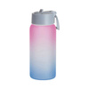 Sportovní láhev z matného skla o objemu 750 ml pro sublimaci - modro růžová