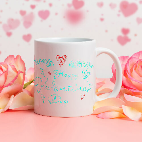 Zirkonová fólie pro termotransfer - Šťastný Valentýn