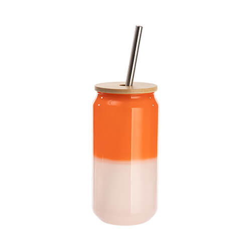 Sklenice na přenos tepla o objemu 550 ml pro sublimaci - oranžová