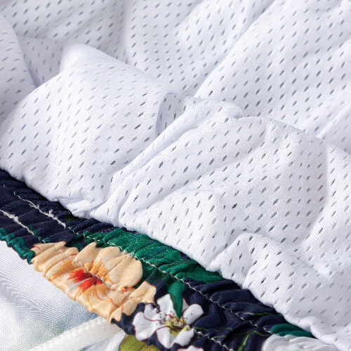 Pánské plážové šortky - papoušci (pro sublimaci)