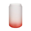 400 ml matné sklo pro sublimaci - červený gradient