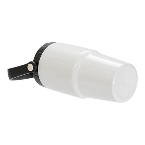 Nerezový cestovní hrnek 600 ml s víčkem a náustkem pro sublimaci - bílý