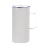 Hrnek z nerezové oceli o objemu 600 ml pro sublimaci - bílý