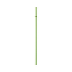 Jednoduché skleněné brčko 23 cm - zelené