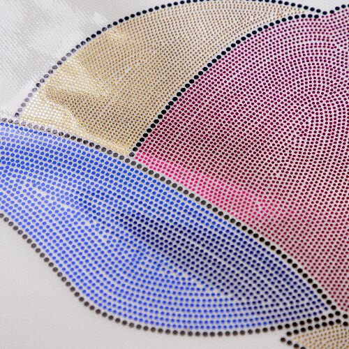 Velký zirkonový plech pro termotransfer - klobouk