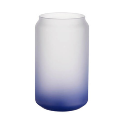 400 ml matné sklo pro sublimaci - tmavě modrý gradient