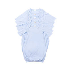 Košile na spaní s dlouhým rukávem pro sublimaci - modrá