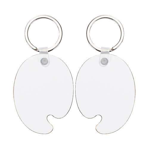 Oboustranná klíčenka z MDF pro sublimaci - paleta