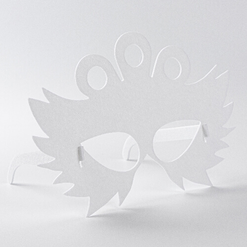 Sublimační plstěné brýle - páv