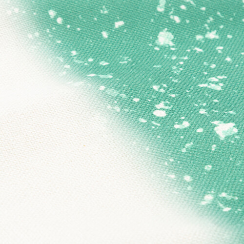 Bělená lněná zástěra Starry Green pro sublimaci