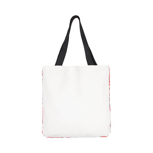 Taška s červenými flitry 35 x 38 cm pro sublimaci