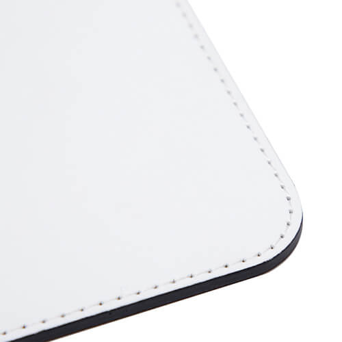 Kožená podložka 23 x 19 cm pro sublimaci - bílá