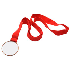 Medaile Ø 6 cm / potisk Ø 5 cm - hnědá - sublimační termotransferová