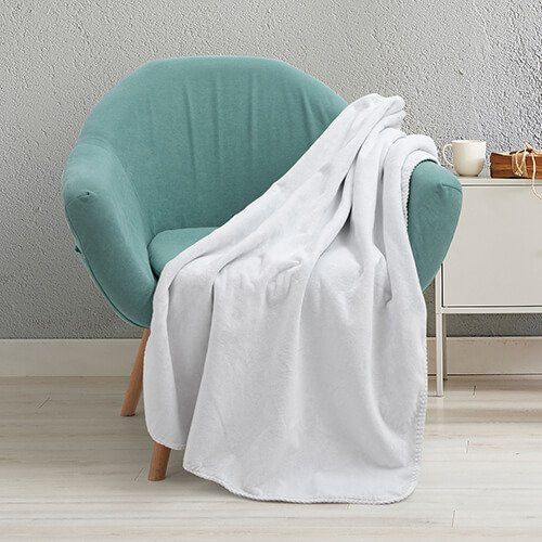 Deka Minky s podšívkou Sherpa pro sublimaci - khaki barva