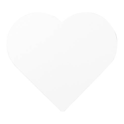 Fotorámeček - srdce z MDF pro sublimaci - 15,2 x 15,2 cm