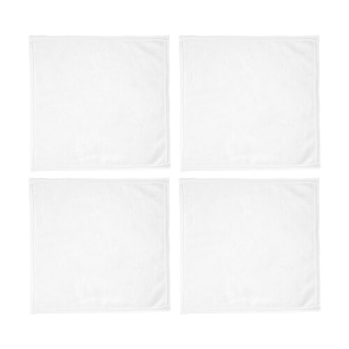 Sada 4 ručníků 30 x 30 cm pro sublimaci