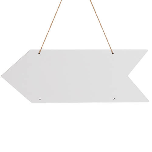 Visačka na dveře z MDF pro sublimaci - šipka