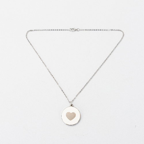 Kulatý medailon pro sublimaci - srdce