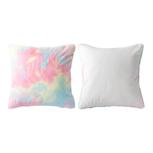Barevný povlak na polštář 45 x 45 cm z fleecu a mikrovlákna pro sublimaci
