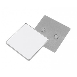 Čtvercový kovový magnet 5,5 x 5,5 cm Sublimační termotransferový tisk