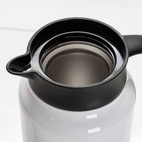 Nerezová konvice na kávu 1500 ml pro sublimaci - bílá