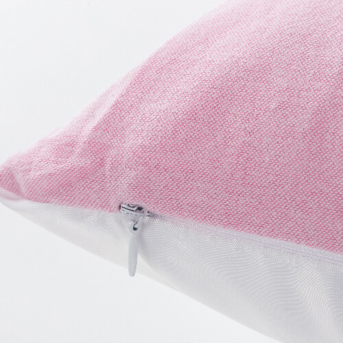 Dvoubarevný povlak na polštář 40 x 40 cm pro sublimaci - růžový