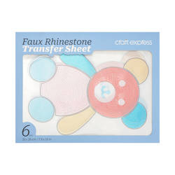 Sada zirkonových listů pro termotransfer - medvídek