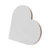 Fotorámeček - srdce z MDF pro sublimaci - 25,4 x 25,4 cm