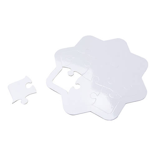 Puzzle ve tvaru osmiúhelníku - pro sublimaci