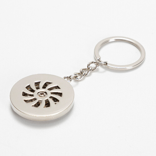 Otočný přívěsek na klíče pro sublimaci - květina