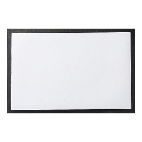 Stěrač 60 x 40 cm na černé gumě pro sublimaci