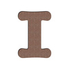 Dekorativní písmeno z MDF pro sublimaci 18 cm I
