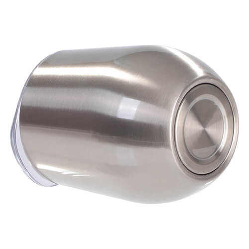 Hrnek na svařené víno 260 ml pro sublimaci - stříbrný s uzavíratelným otvorem na pití