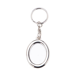 Klíčenka - oboustranný rámeček - oválný pro sublimaci