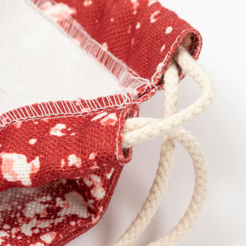 Bělené hvězdně červené zadní sáčky pro sublimaci