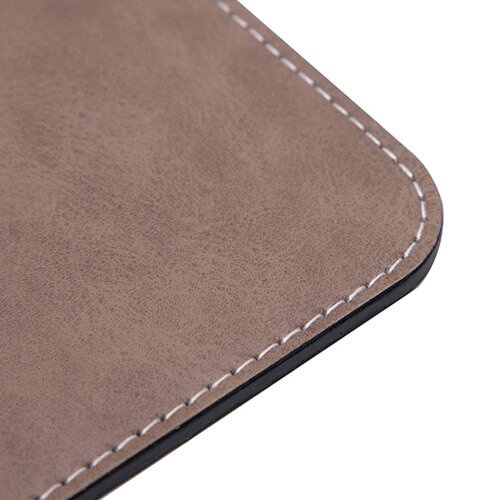 Kožená podložka 23 x 19 cm pro sublimaci - šedá