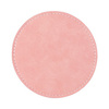 Kožená kulatá podložka pod hrnek pro sublimaci - růžová