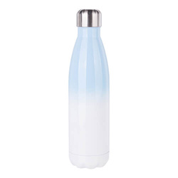 Bidon - nápojová láhev 500 ml pro sublimaci - bílá a modrá