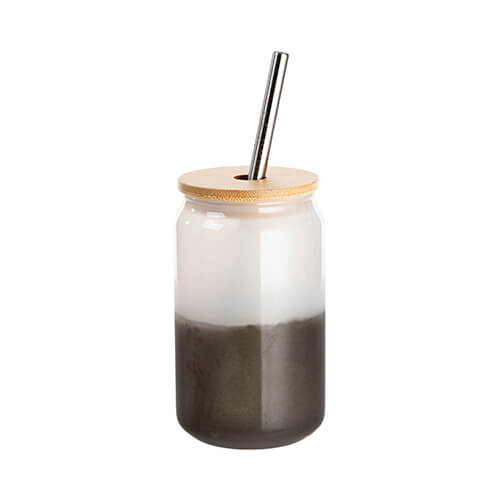 400 ml sklenice na sublimaci za studena - černá