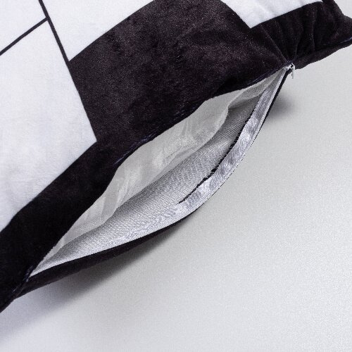 Plyšový povlak na polštář s fotografickými panely pro sublimaci - A