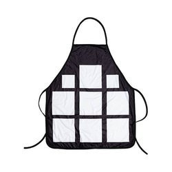 Plyšová zástěra s fotografickými panely pro sublimaci - 9 panelů