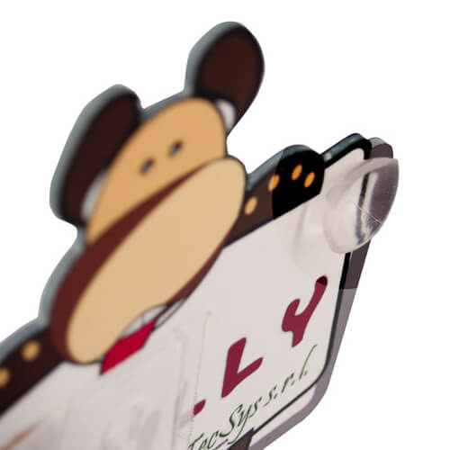 Plastová deska s přísavkami - pes - pro sublimaci