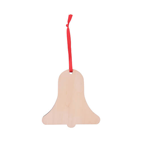 Dřevěná visačka na vánoční stromek pro sublimaci - zvonek