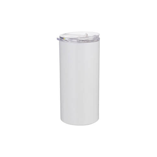 Tumbler 480 ml s brčkem pro sublimaci - bílý