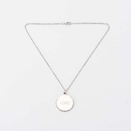 Kulatý medailon pro sublimaci - Love