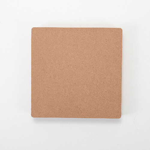 Vláknitá deska pro sublimaci 20 x 20 x 1,5 cm - 2 kusy. - světle hnědá záda