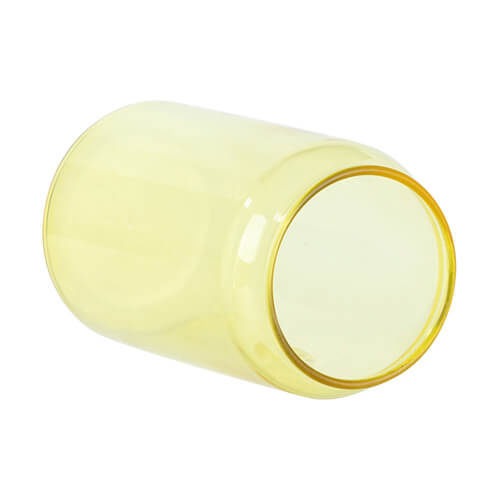 400 ml sklenice pro sublimaci - žlutá