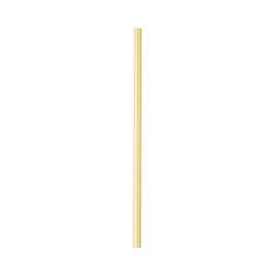 Rovné skleněné brčko 20 cm - žluté